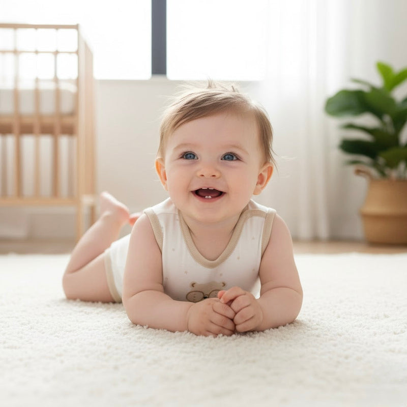 Teddy Ecru Sleveless Organic