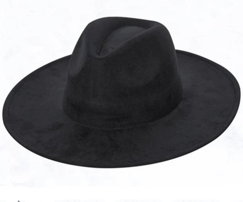 Brown Leather Hat Band w/ Turquoise Slab + Choice of Boho Hat