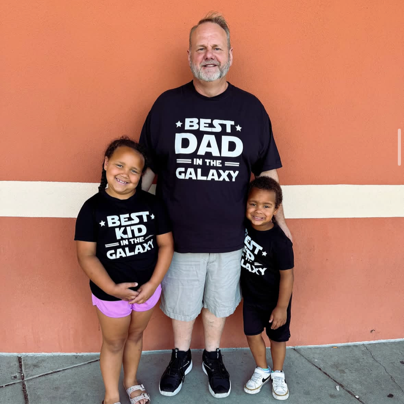 Best Dad In The Galaxy - Comfort Colors Tee