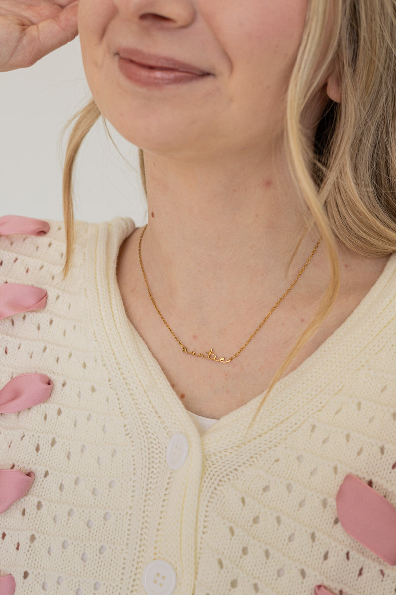 "Auntie" Necklace