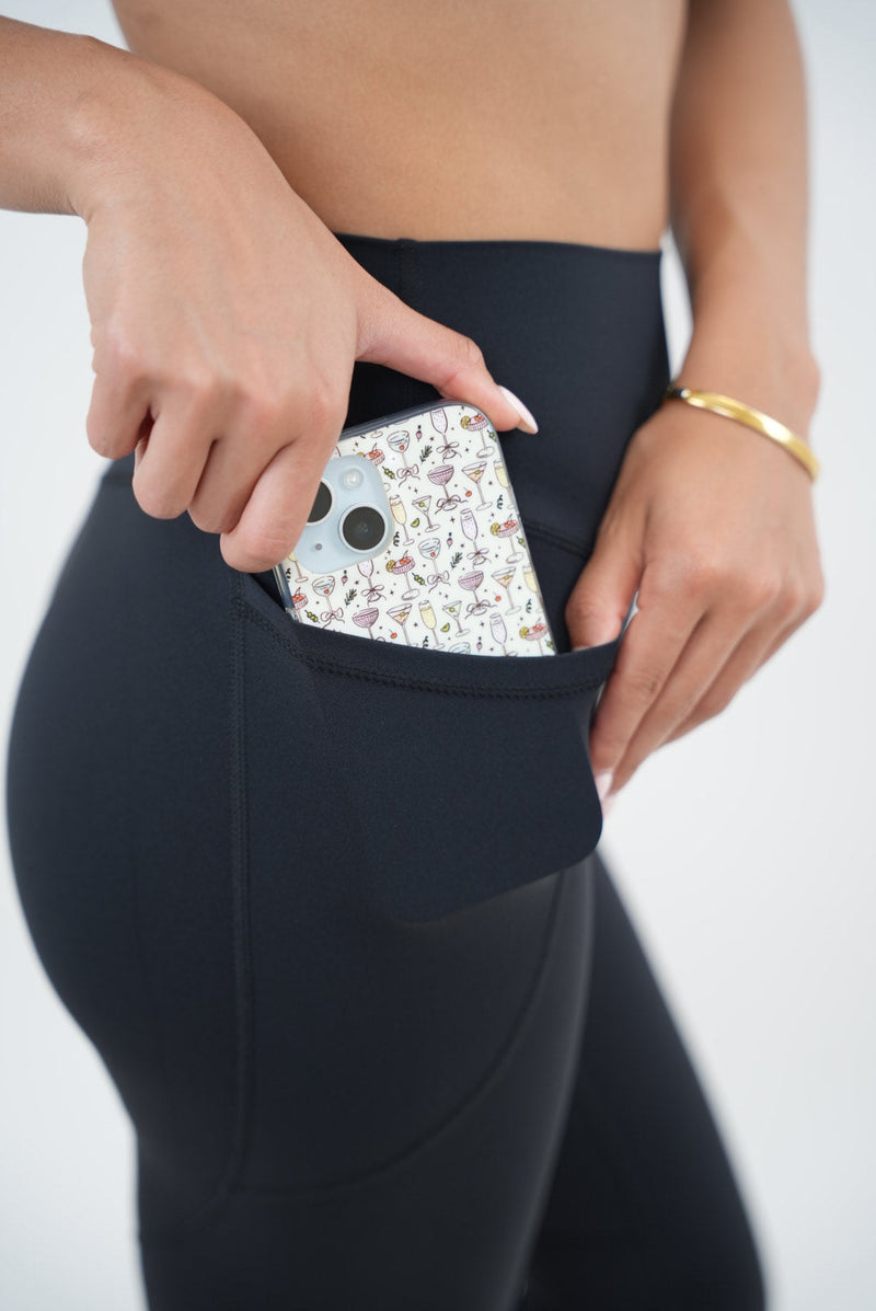 I Am Glowing Black Quick Dry Butter Soft Legging