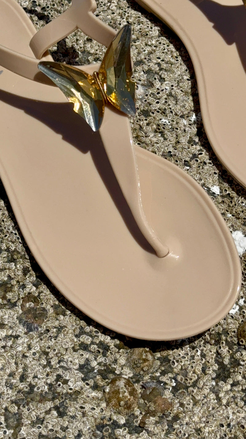 ALIANA Clear Gel Beach Sandals