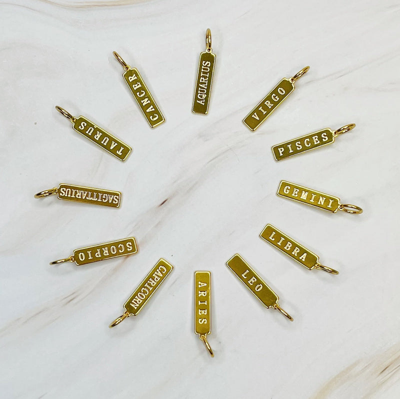 Zodiac Bar Seamless Clip Charm