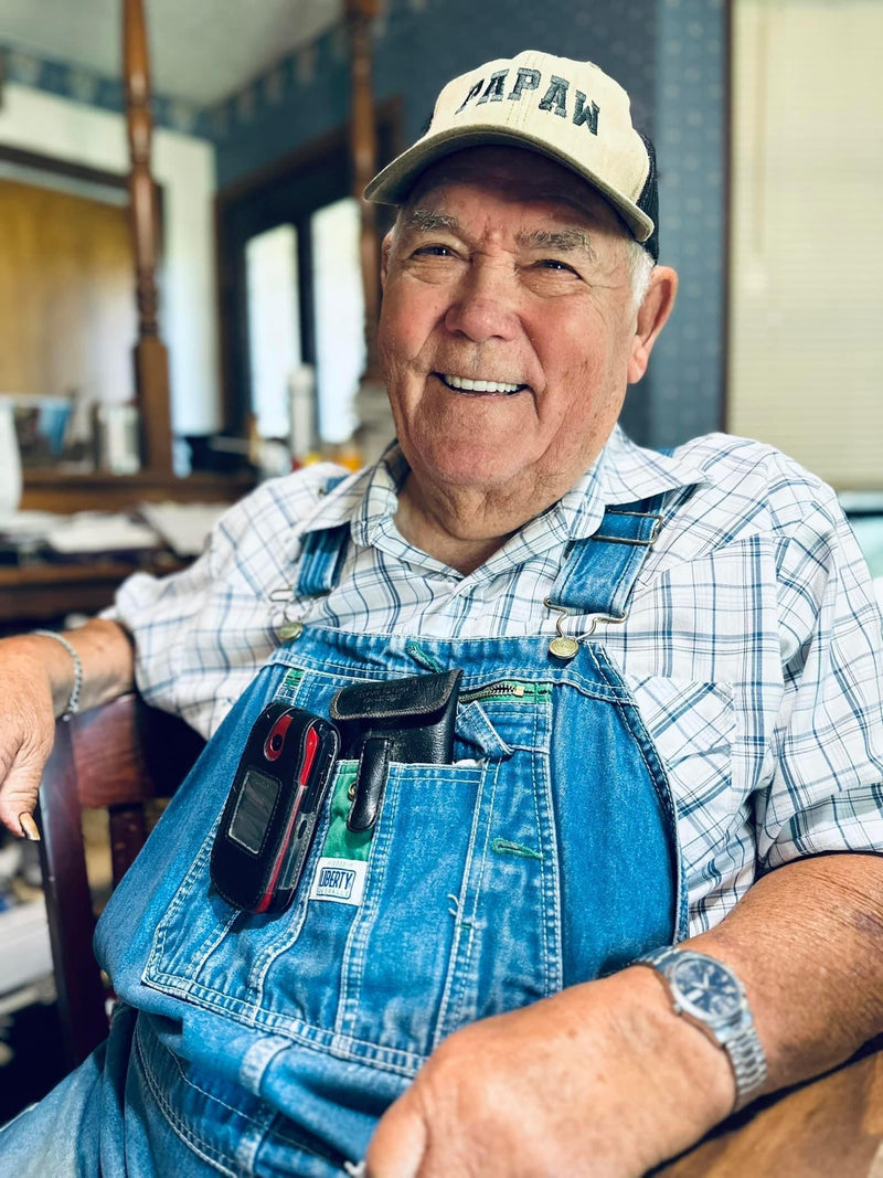 Father's Day Hat - Multiple Name & Color Options - Snapback Hat w/ Black Thread