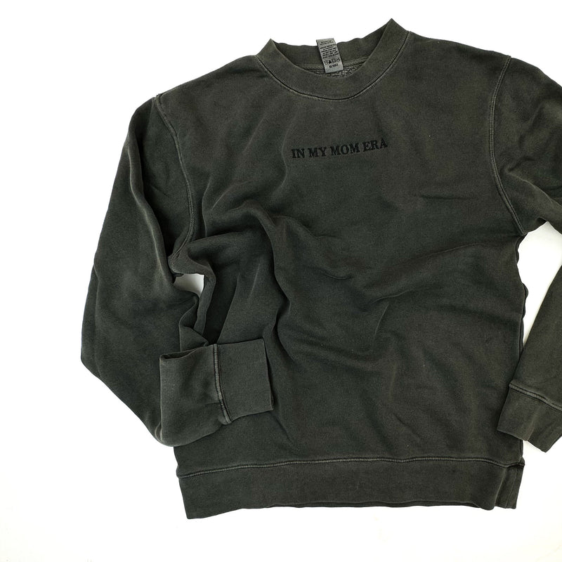 ✨ IN MY MOM ERA™ ✨ - Embroidered PIGMENT Crewneck