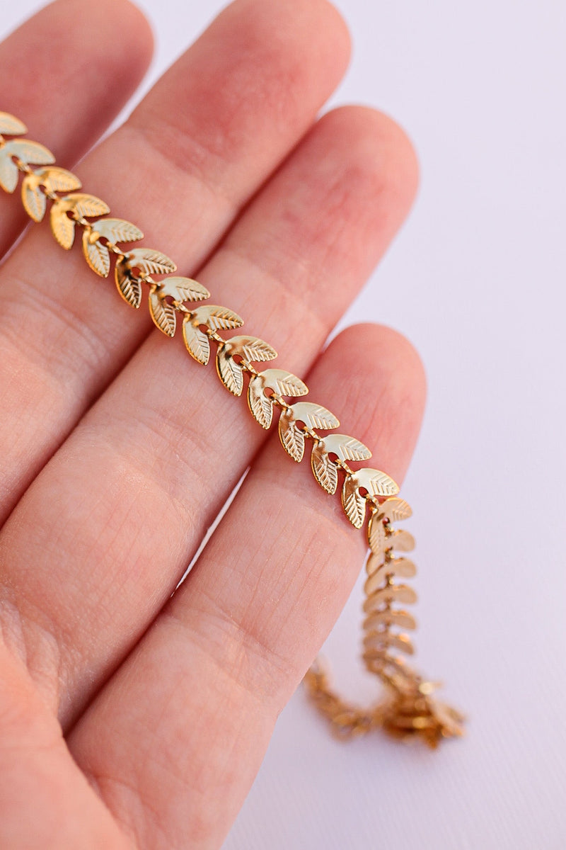 Persephone Anklet in Gold