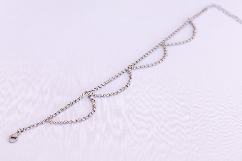 Freya Anklet in Silver