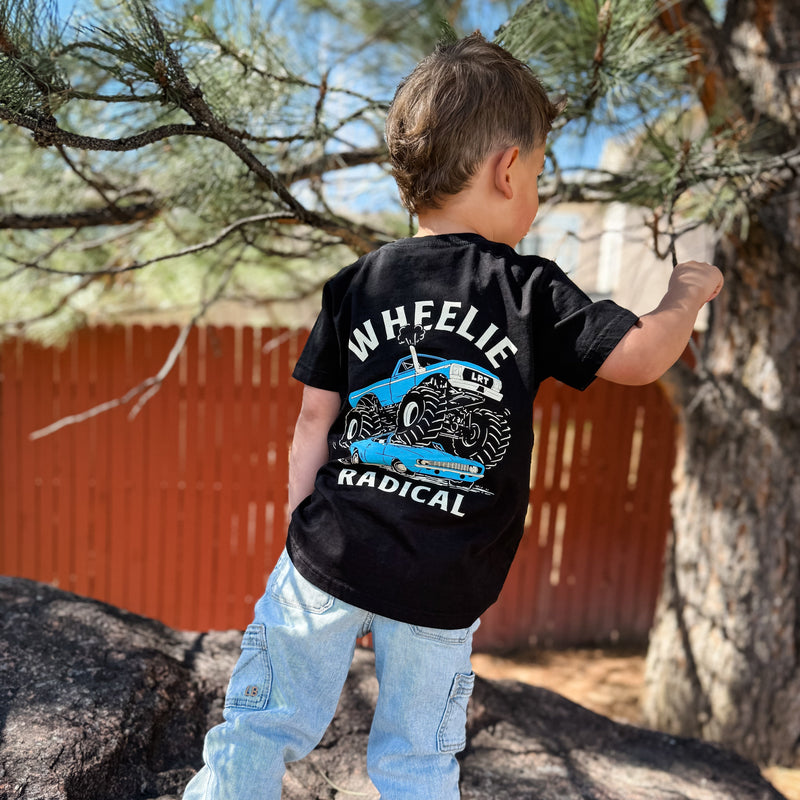 WHEELIE RADICAL TEE - BLUE EDITION