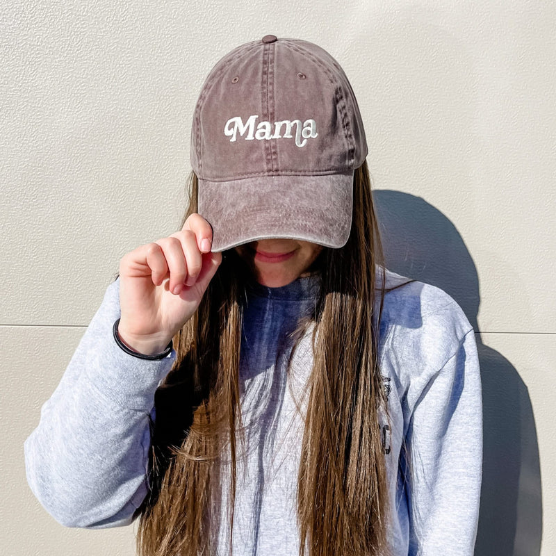 Mama (Italic) - Adult Baseball Cap