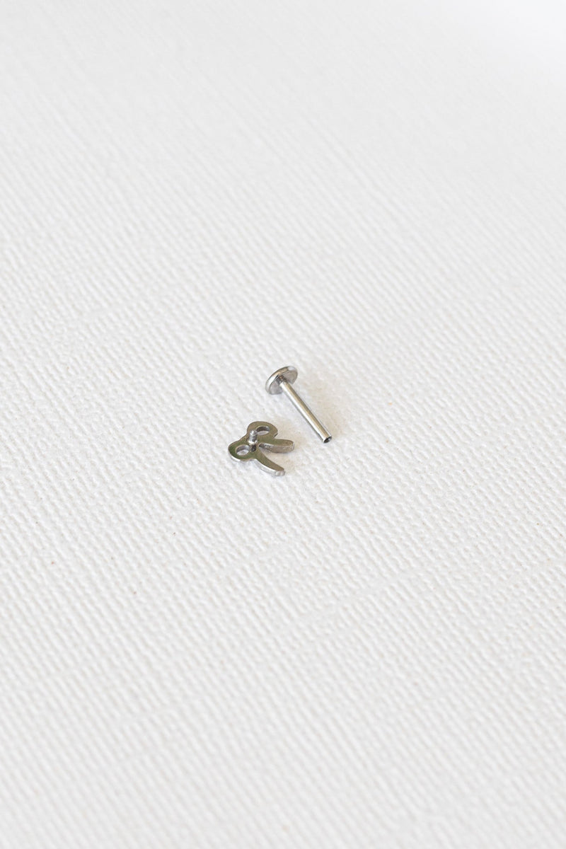 Bow Flat Back Stud