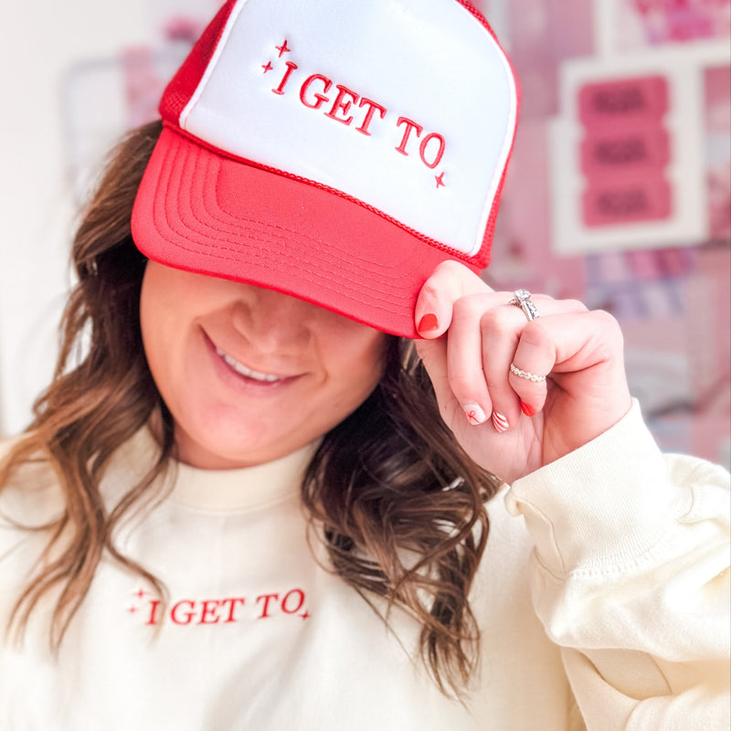 I GET TO - LMSS® Exclusive - 2025 Mantra- Trucker Hat