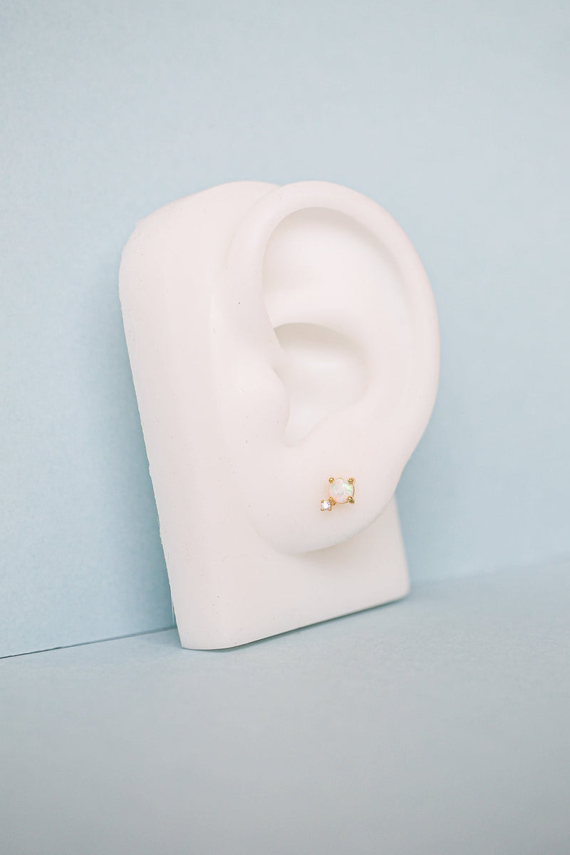 Evangeline Flat Back Stud