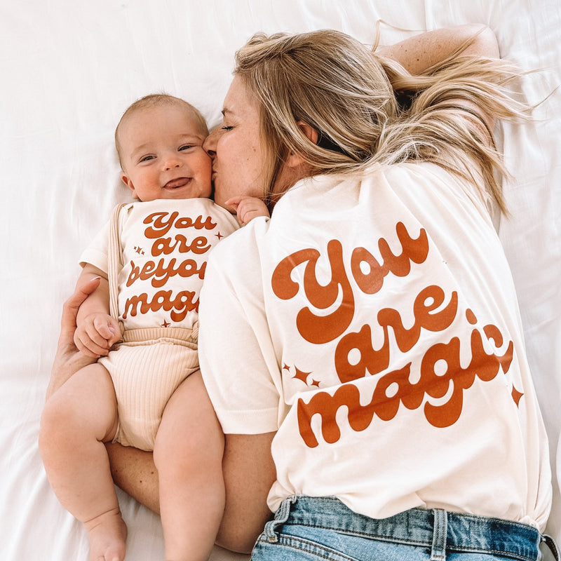 LMSS X JENN HALLAK - Mama - You are Magic / You are Beyond Magic - Set of 2 Matching Shirts