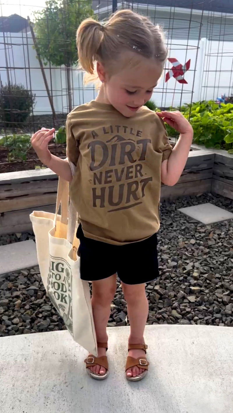 2025 Summer Reading Challenge - Dirt Never Hurt - Child Tee