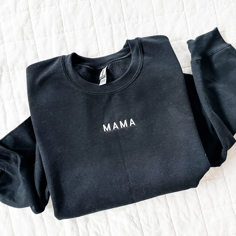 Embroidered BASIC Fleece - Neutral Staple - Tiny Caps