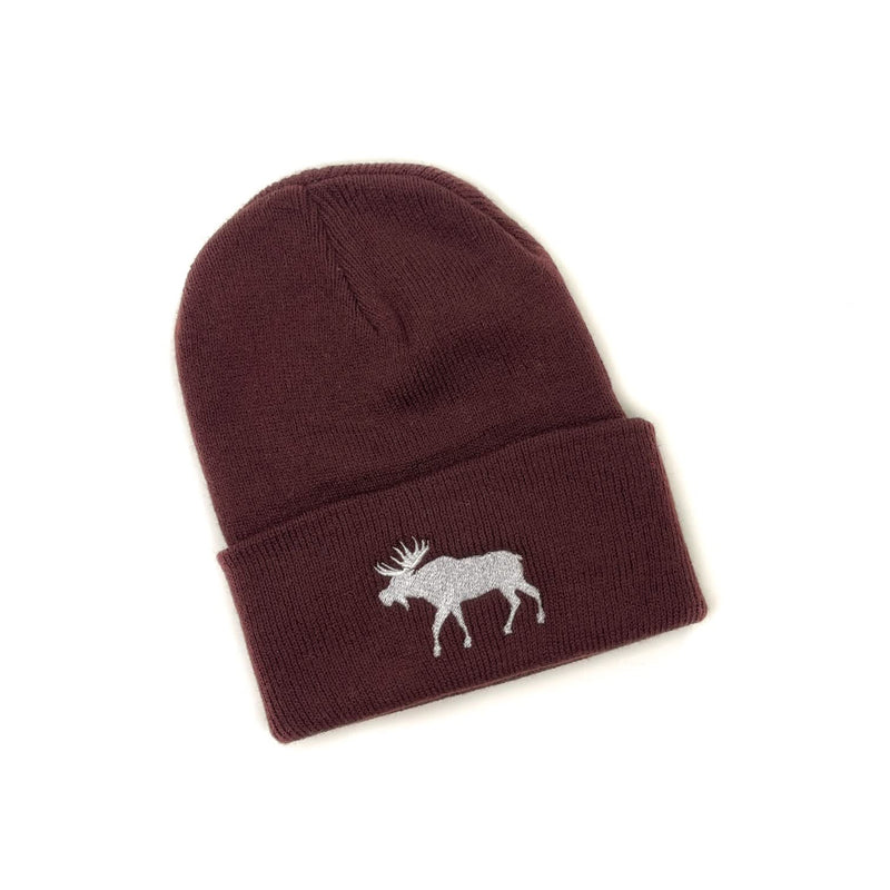 Moose - Brown w/ White - Child Beanie