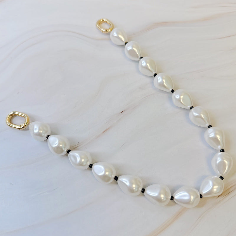 Pearl And Bead Bag Charm