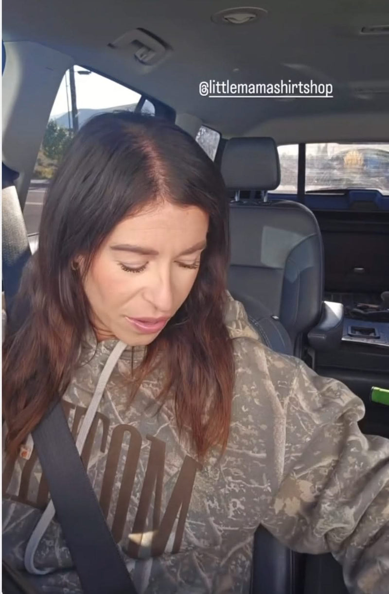 MOTHER Core Camo – Puff Print Hoodie | Little Mama Shirt Shop