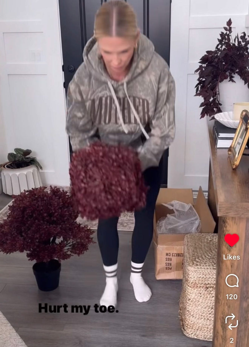 MOTHER Core Camo – Puff Print Hoodie | Little Mama Shirt Shop