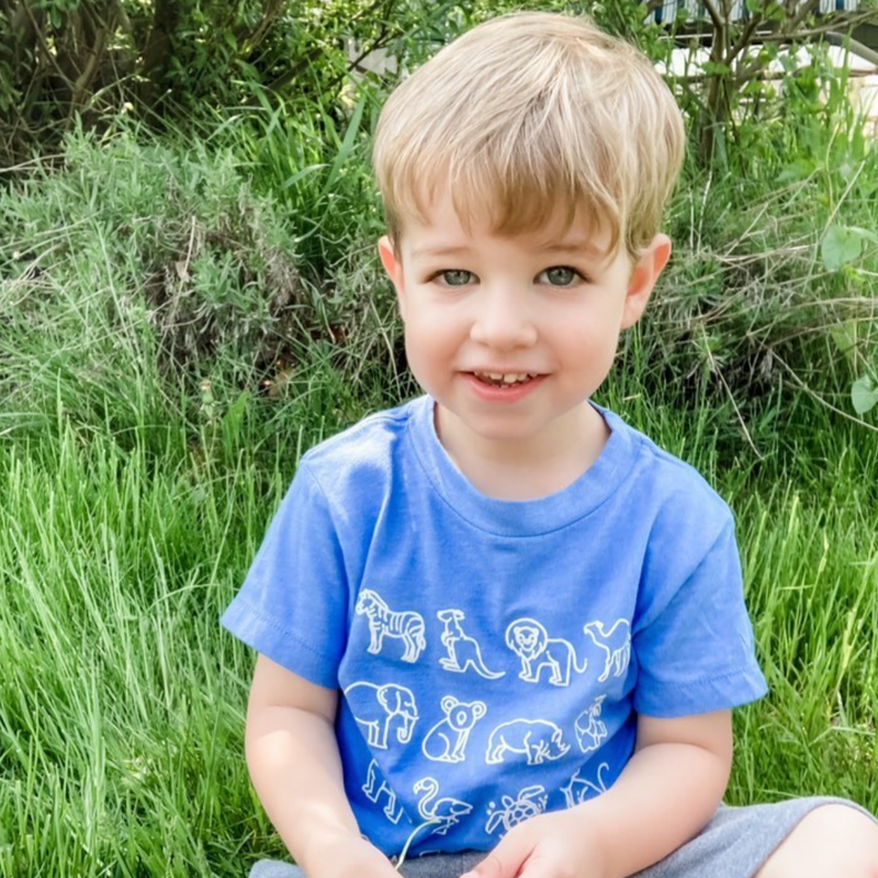 4x4 Zoo Animals - Child Tee