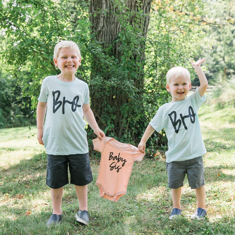 Baby Sis (Cursive) - Child Tee