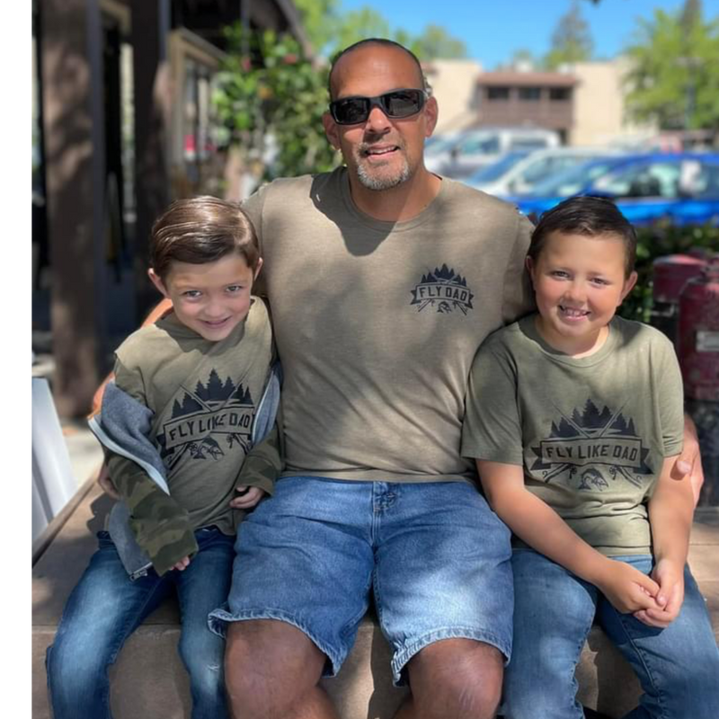 Fly Dad (pocket) / Fly Like Dad - Set of 2 Tees