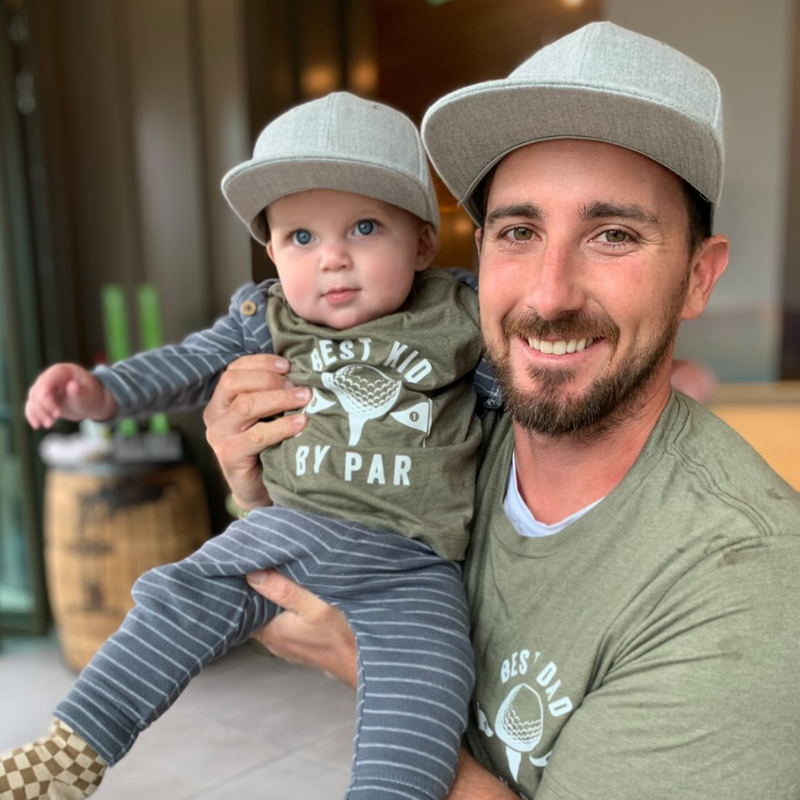 Best Dad / Kid By Par - Set of 2 Tees