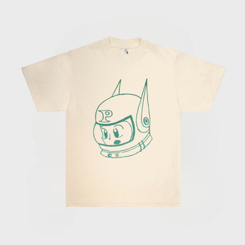 BOY PLUTO TEE | CREAM/GREEN