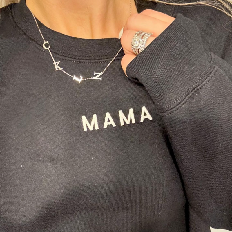 Embroidered BASIC Fleece - Neutral Staple - Tiny Caps