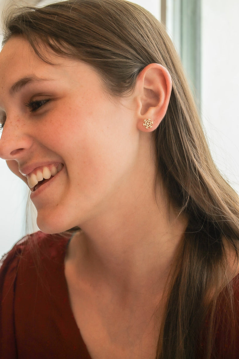 Snowflake Stud