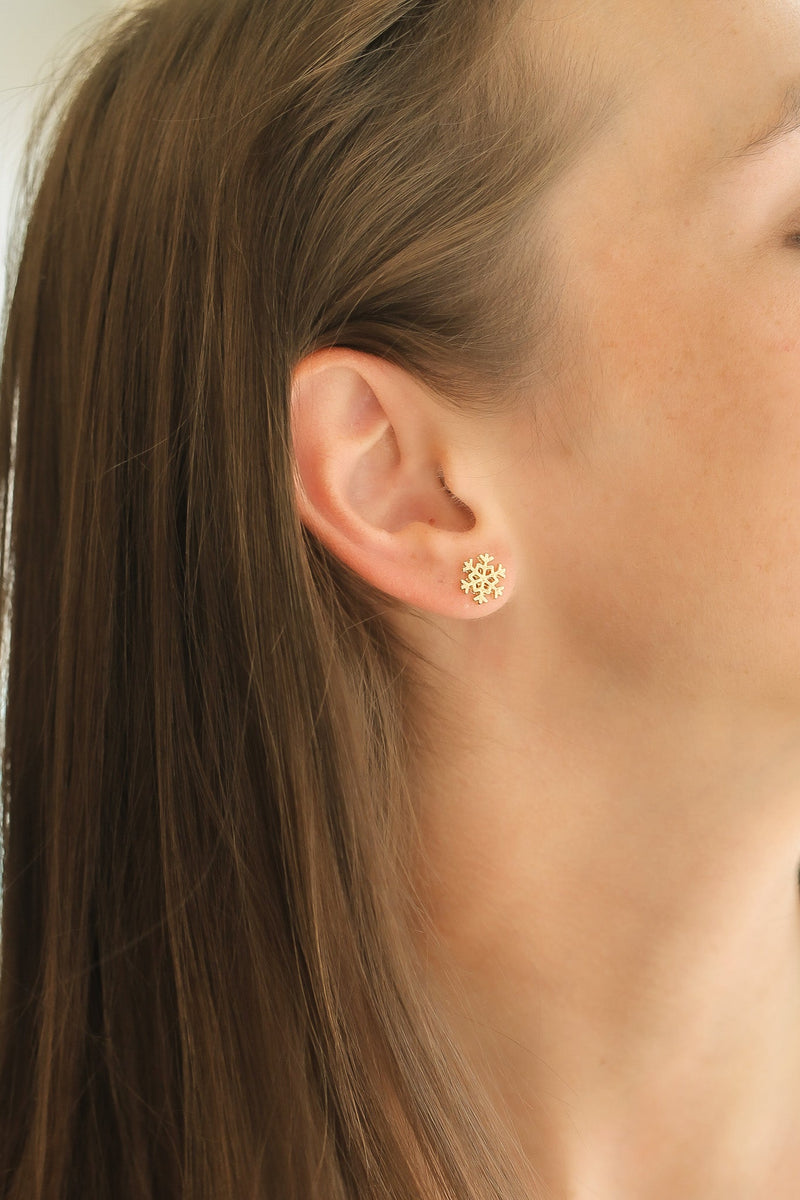 Snowflake Stud
