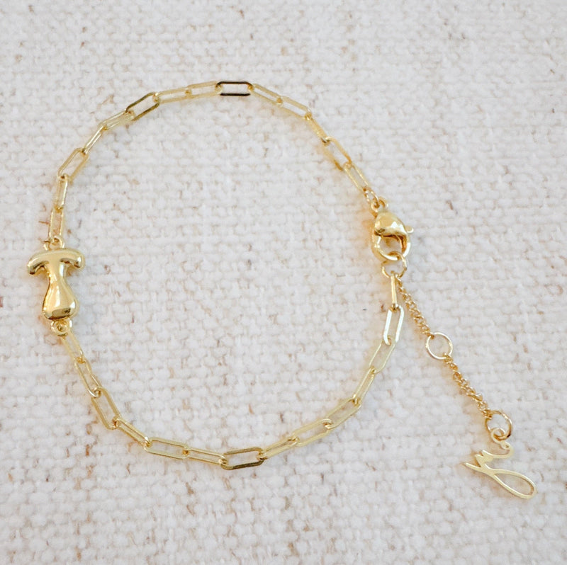 Mini Balloon Initial Bracelet