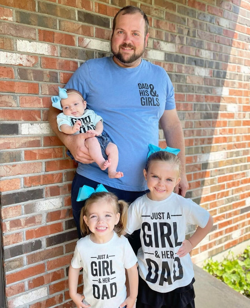 Just A Girl and Her Dad - Child Tee