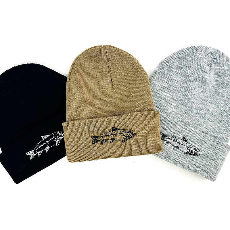 Hand Drawn Brook Trout - Child Beanie