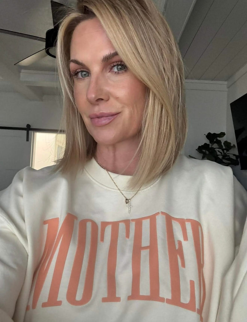 MOTHER - Coral Puff Print - Basic Fleece