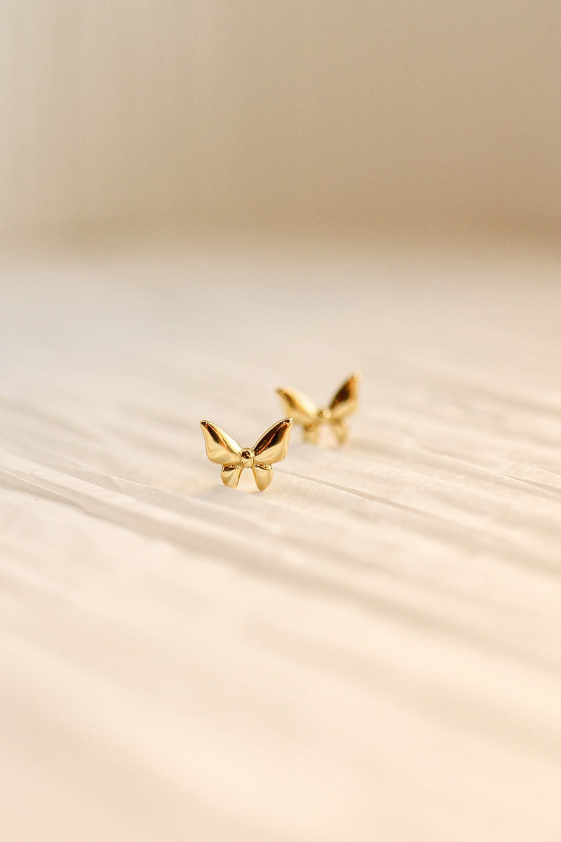 Tiny Butterfly Stud