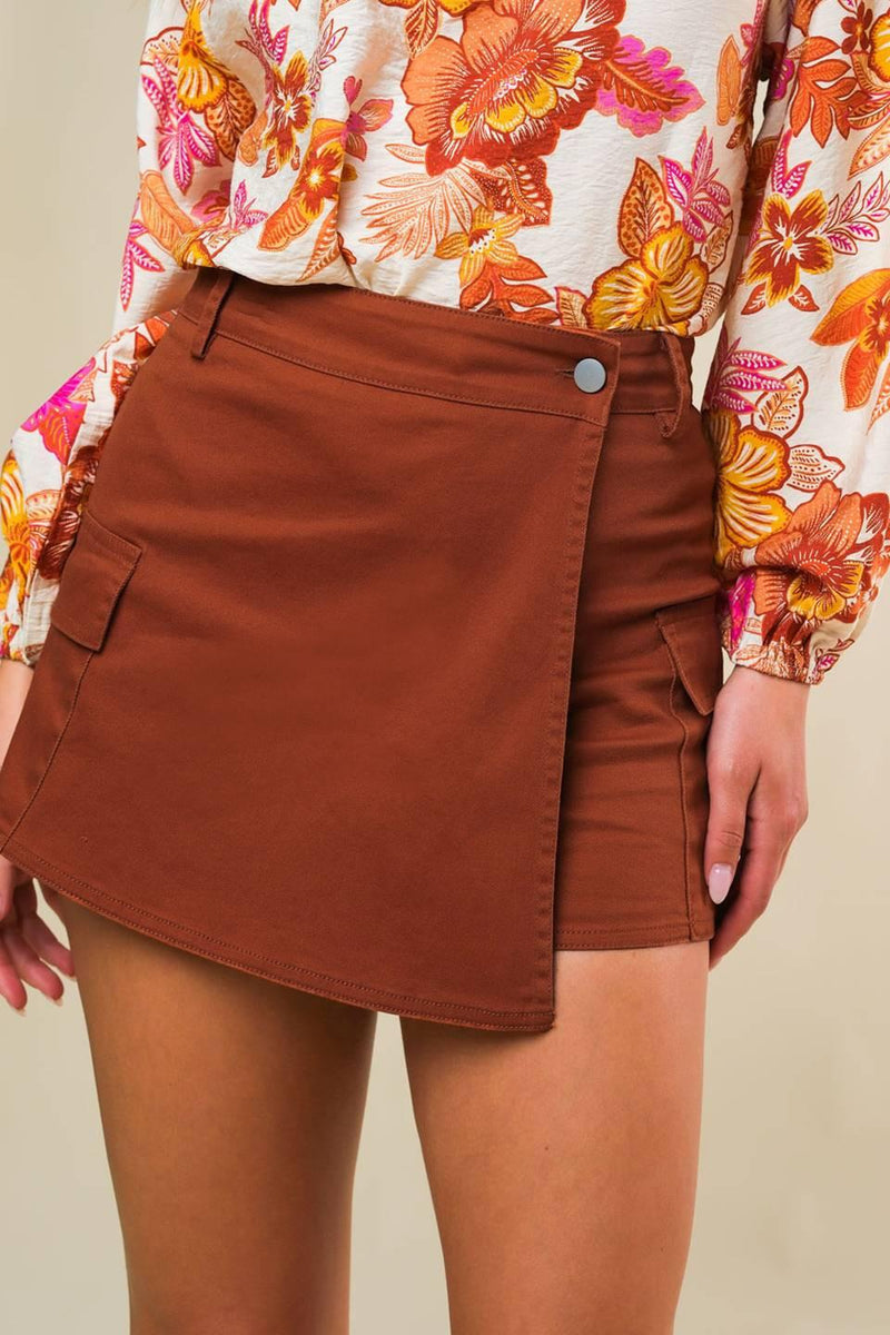 THE WAY OUT TWILL SKORT