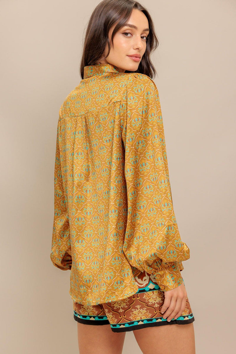 MOROCCAN MUSE WOVEN TOP