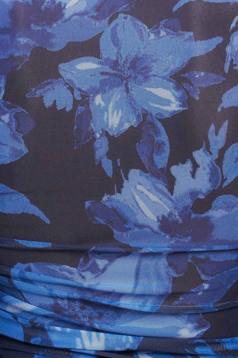ILLUMINATED PETAL POWER MESH TOP