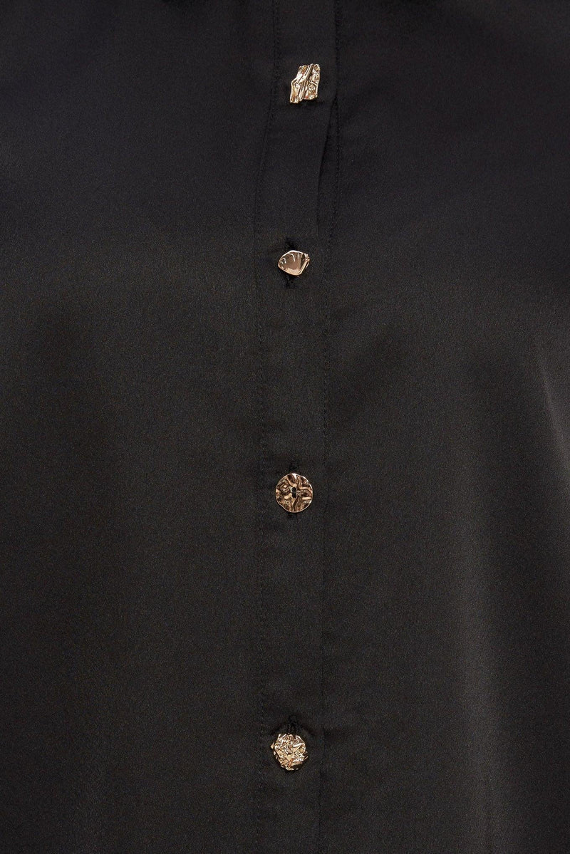 BLACK ORBIT WOVEN TOP