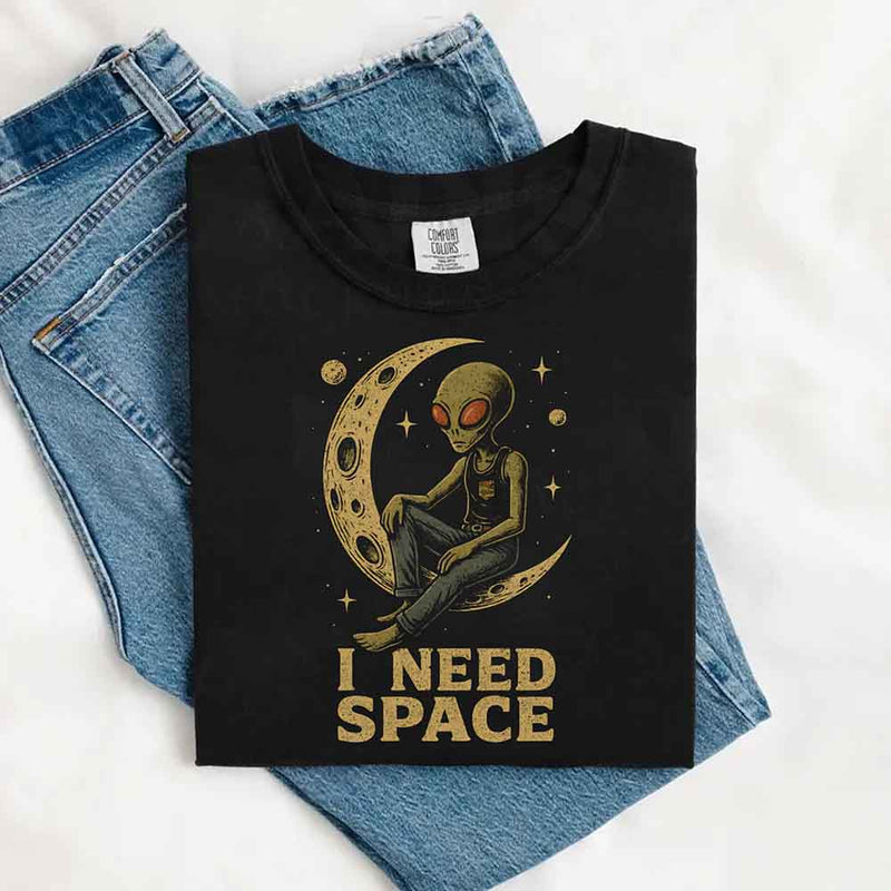 I Need Space Tee – Gothic Alternative Unisex Comfort Colors Shirt