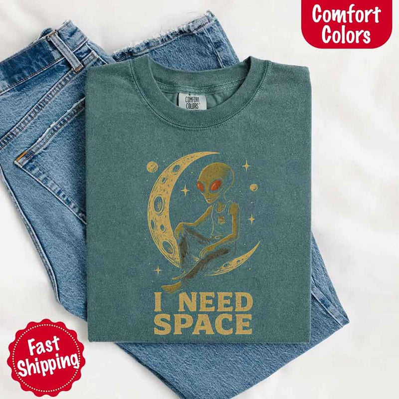I Need Space Tee – Gothic Alternative Unisex Comfort Colors Shirt