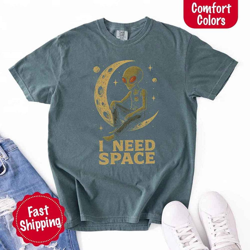 I Need Space Tee – Gothic Alternative Unisex Comfort Colors Shirt