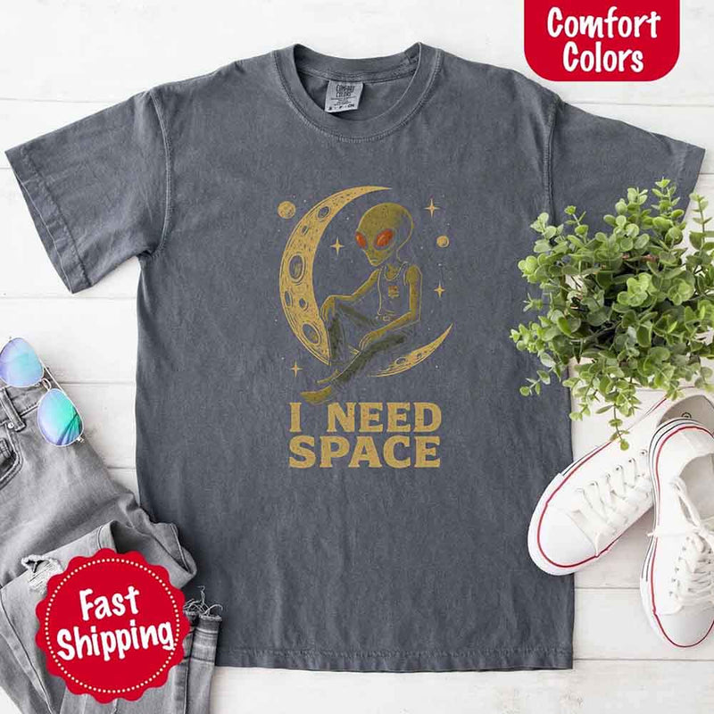 I Need Space Tee – Gothic Alternative Unisex Comfort Colors Shirt