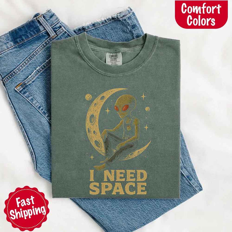I Need Space Tee – Gothic Alternative Unisex Comfort Colors Shirt