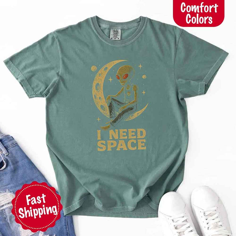 I Need Space Tee – Gothic Alternative Unisex Comfort Colors Shirt