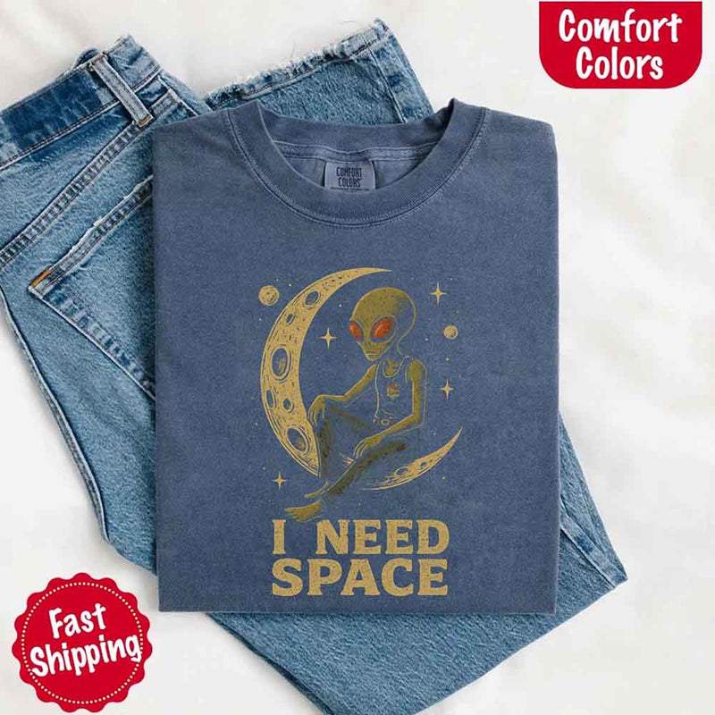 I Need Space Tee – Gothic Alternative Unisex Comfort Colors Shirt
