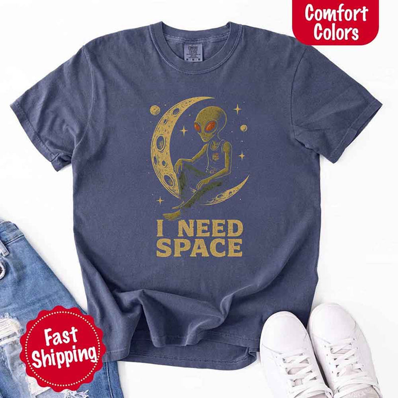 I Need Space Tee – Gothic Alternative Unisex Comfort Colors Shirt