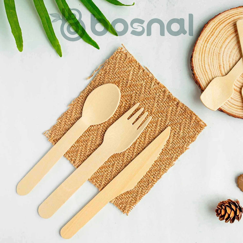 Bosnal – Sugarcane Bagasse Compostable 3-Compartment Round Plates & 8 Oz Cups with Lids & Cutlery