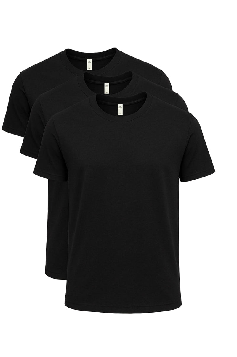Blankify--3 pack Extra Soft Medium Weight Short Sleeve T-Shirts